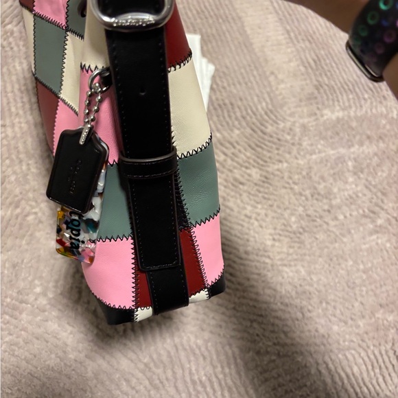 Coachtopia Alter/Ego Slouchy Shoulder Bag In Checkerboard Upcrafted Leather - Picture 7 of 16